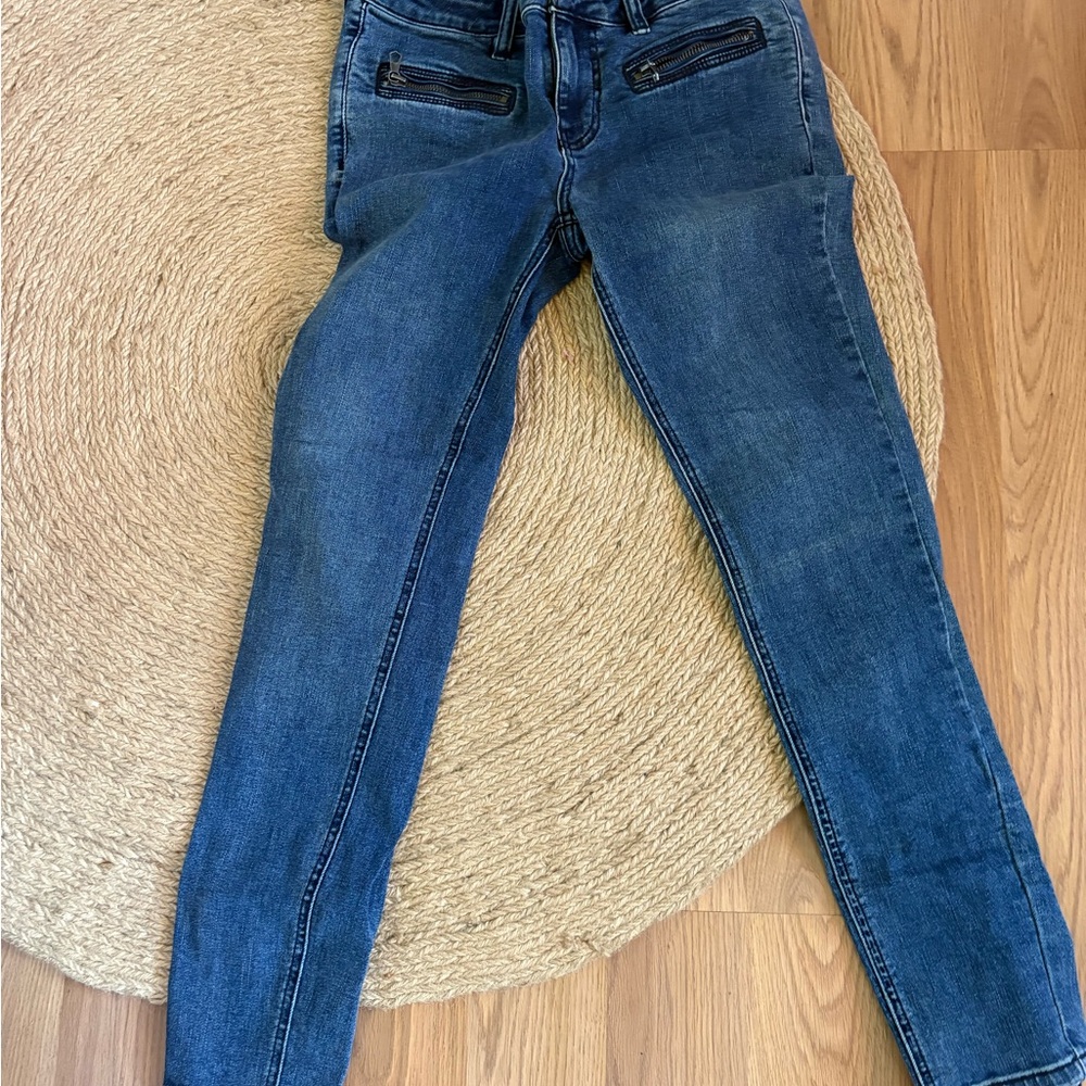 Free people zipper jeans